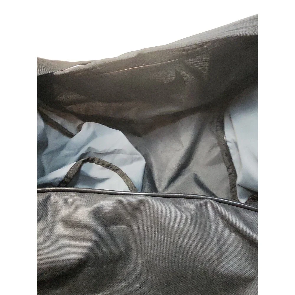 NIKE Logo Gym Bag, Polyester, Black, Shoe Compartment, 15”x 10”x 10”RN56323 bag
